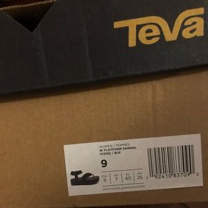 Teva platform sandals